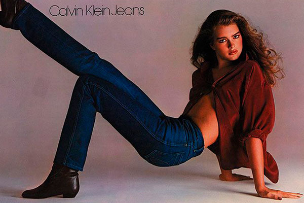 История джинсов: реклама Calvin Klein с Брук Шилдс